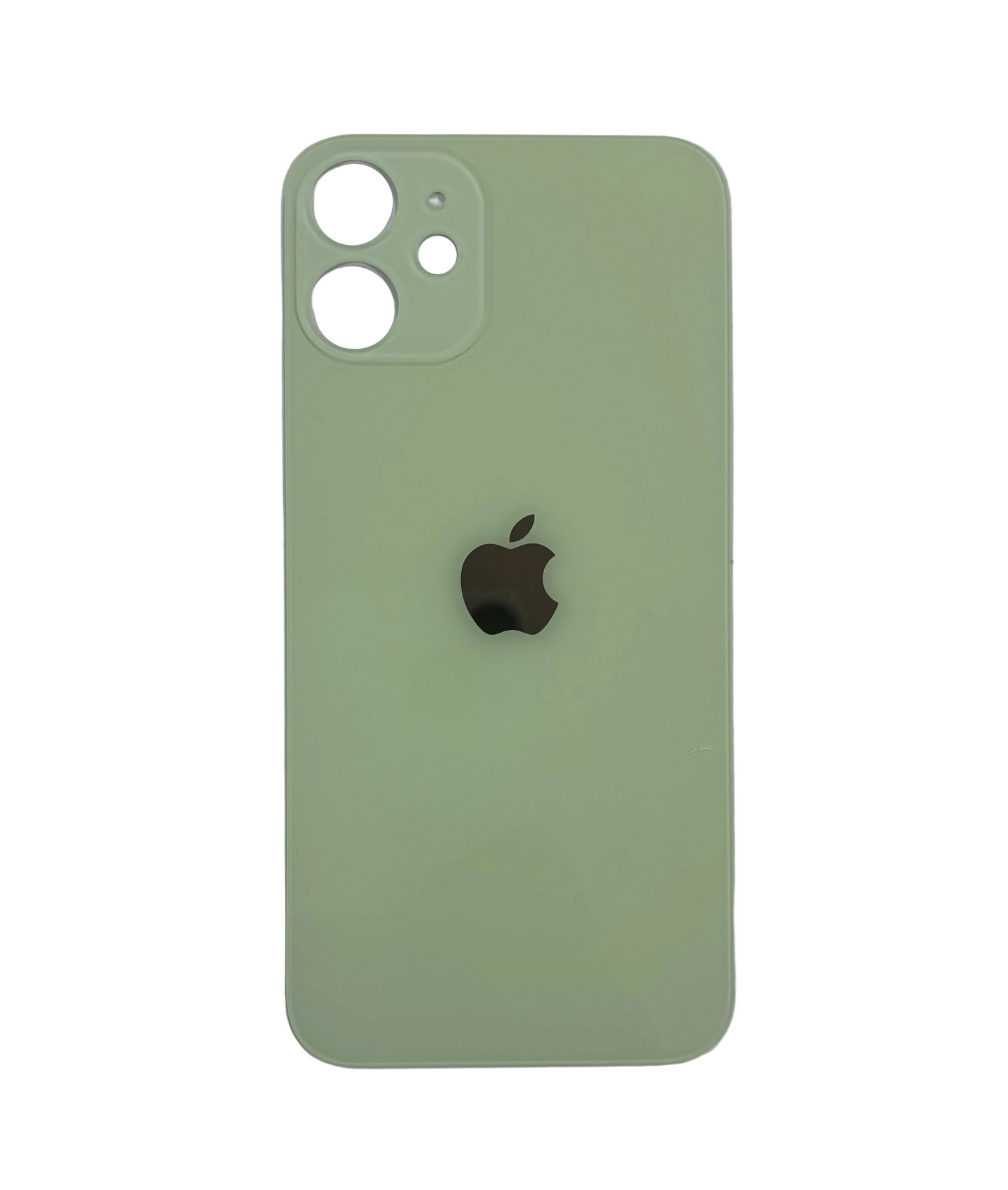 Tapa Trasera de Cristal Aro Grande para iPhone 12 Mini Verde