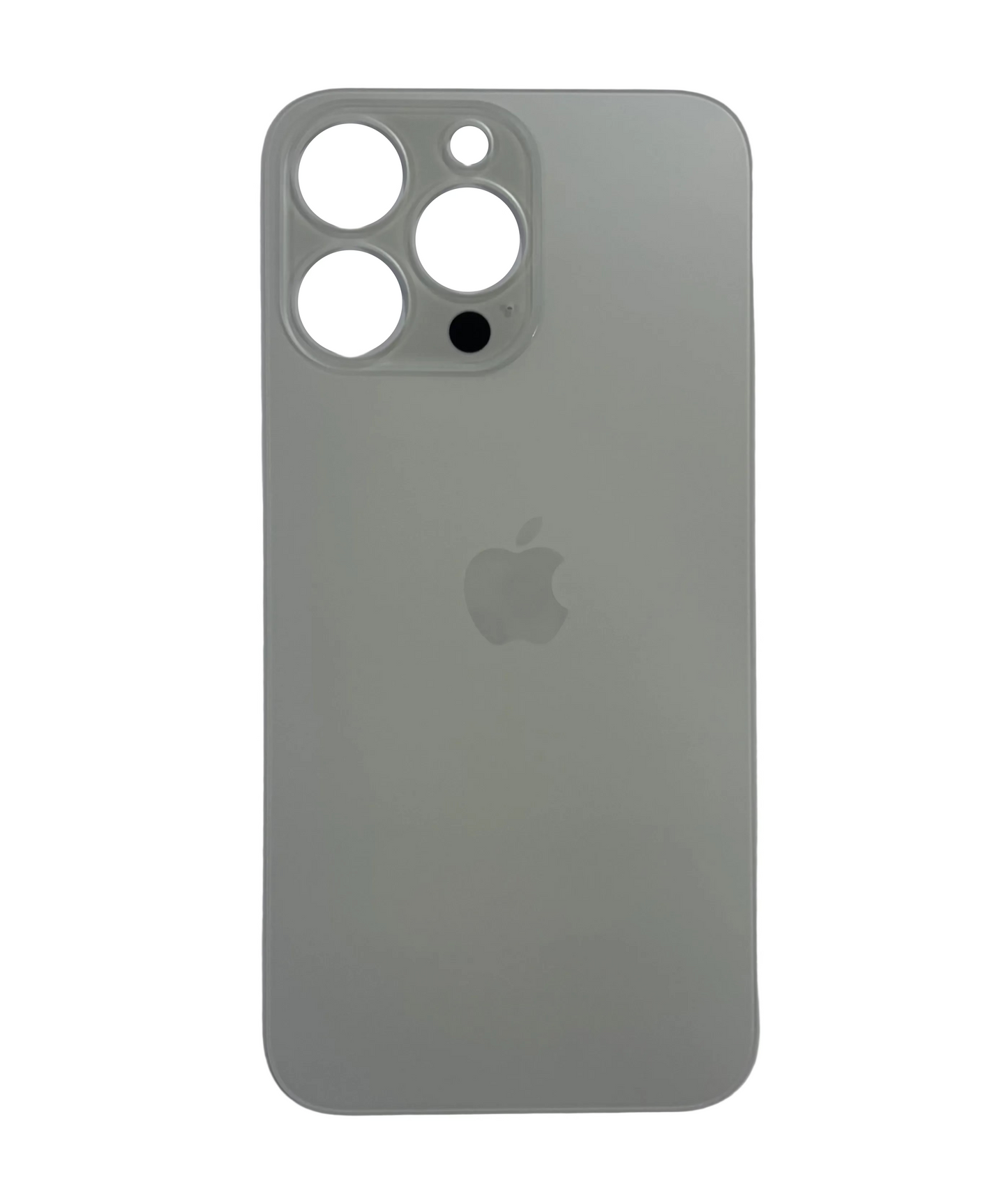 Tapa Trasera de Cristal Aro Grande para iPhone 13 Pro Blanco