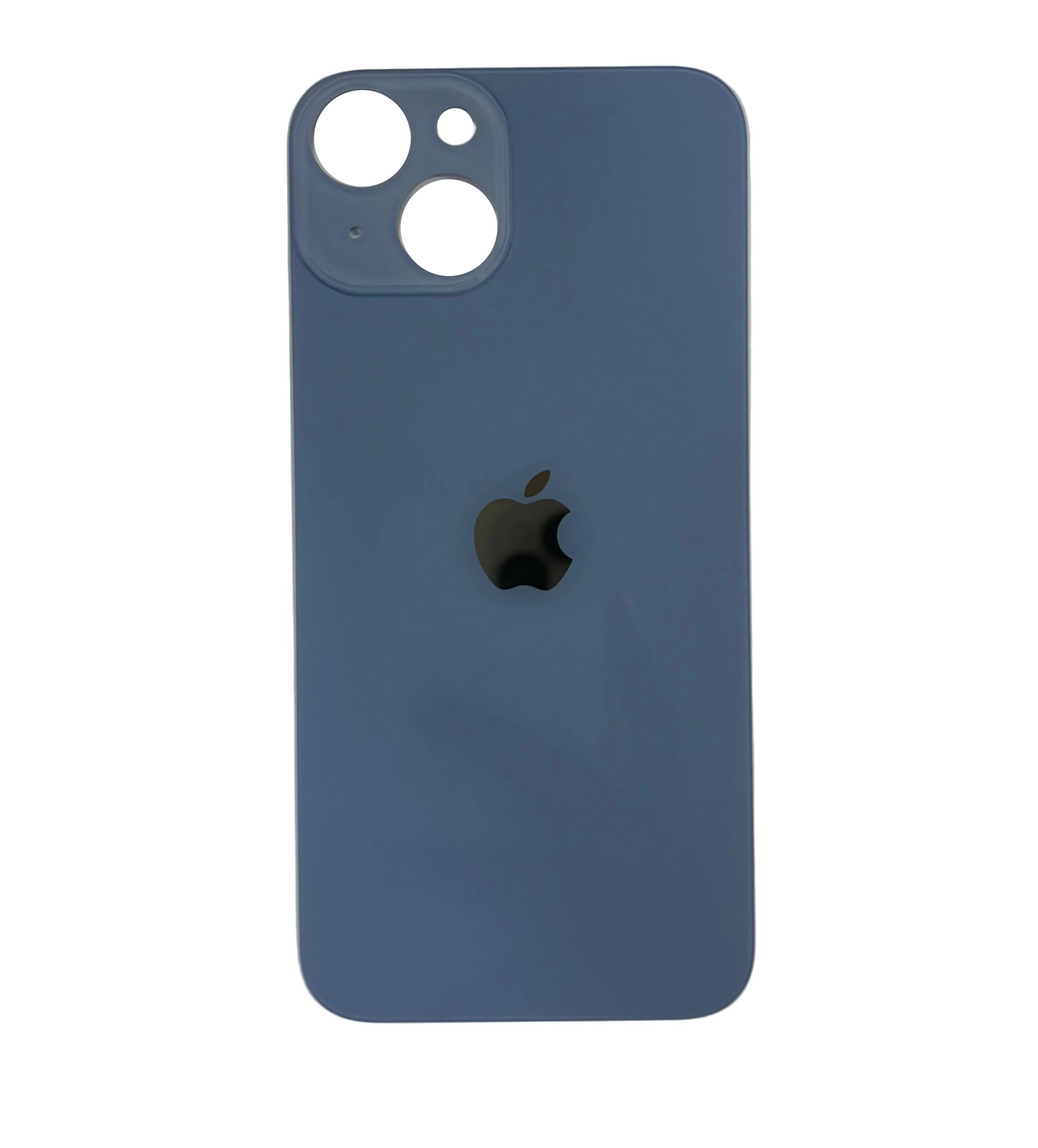 Tapa Trasera de Cristal Aro Grande para iPhone 14 Azul
