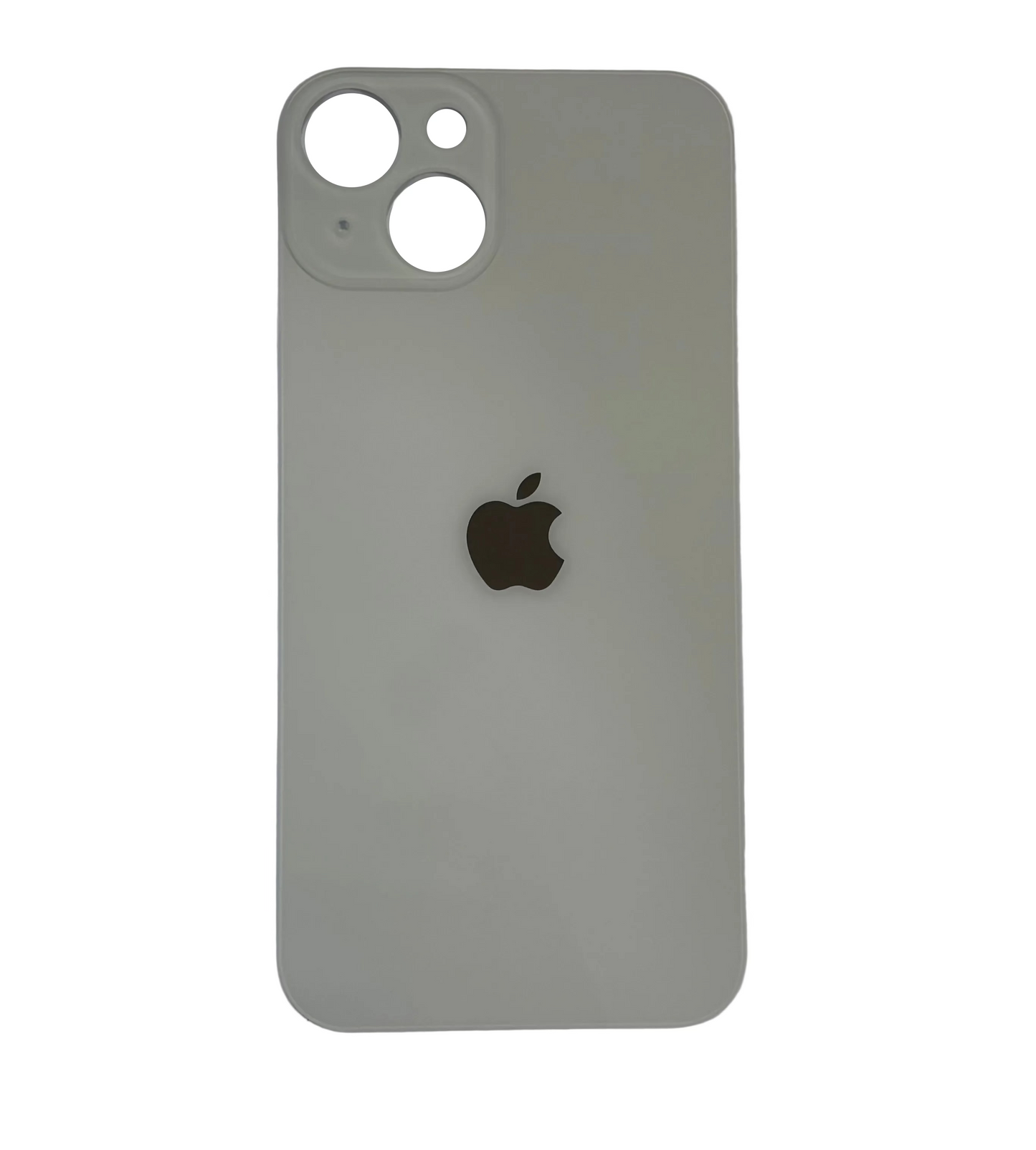 Tapa Trasera de Cristal Aro Grande para iPhone 14 Blanco