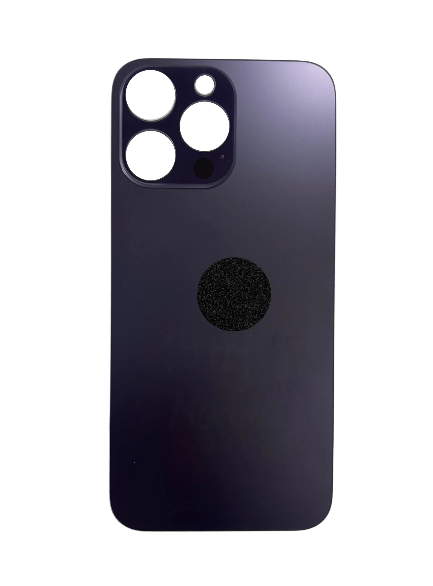 Tapa Trasera de Cristal Aro Grande para iPhone 14 Pro Max Morado
