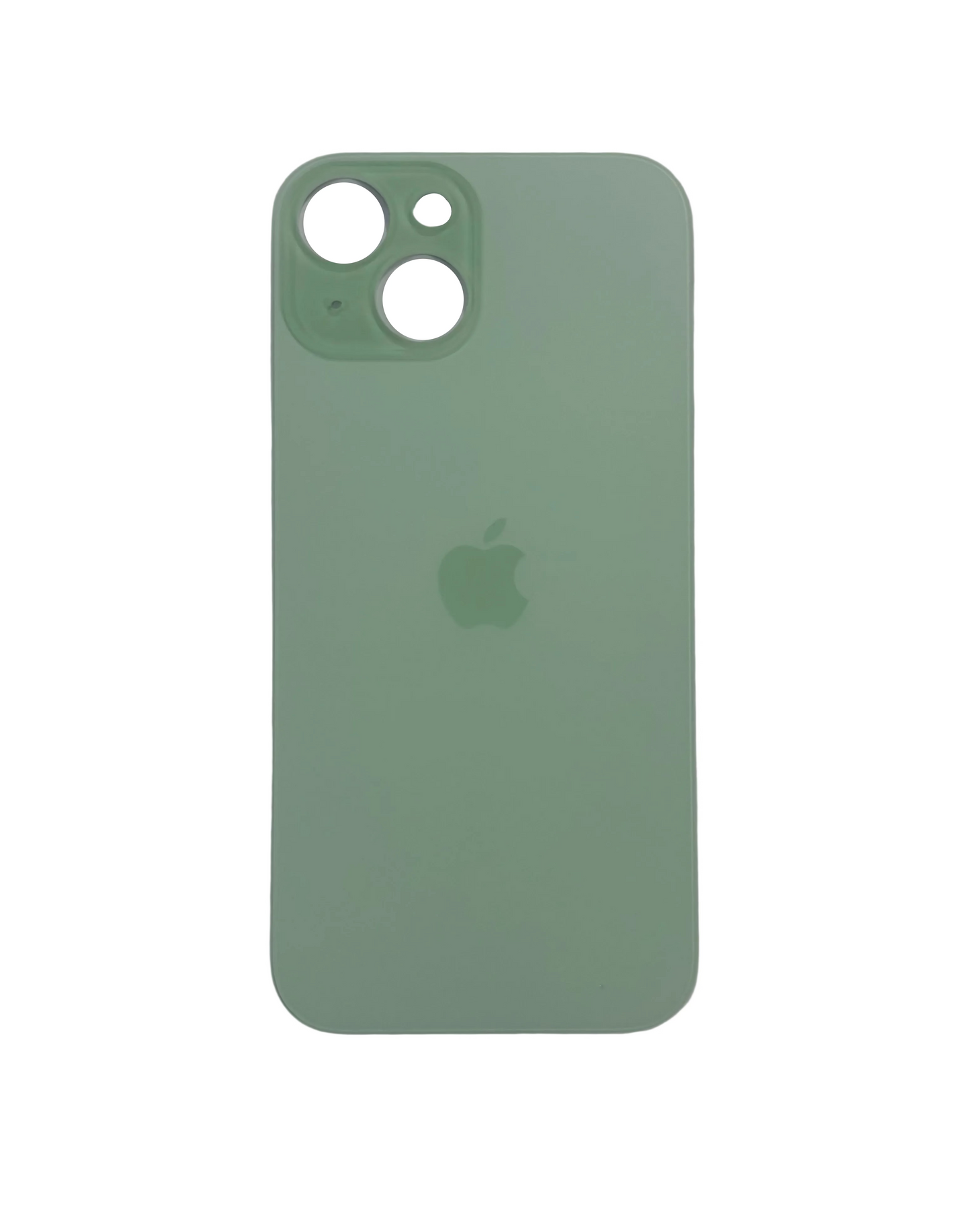 Tapa Trasera de Cristal Aro Grande para iPhone 15 Verde