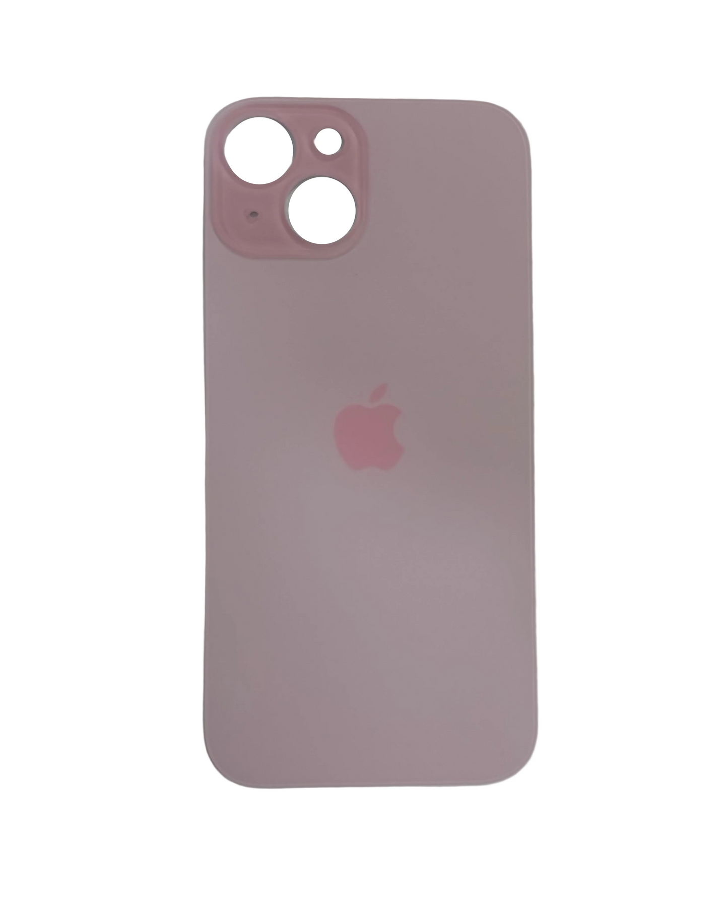 Tapa Trasera de Cristal Aro Grande para iPhone 15 Rosa