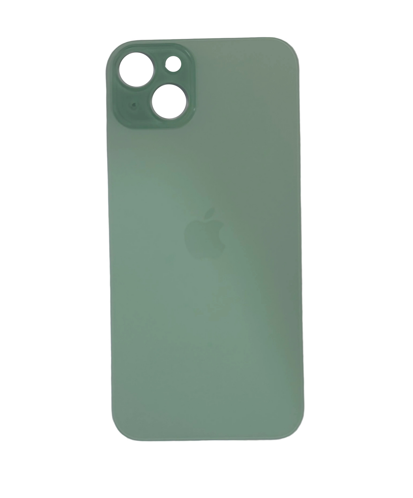 Tapa Trasera de Cristal Aro Grande para iPhone 15 Plus Verde