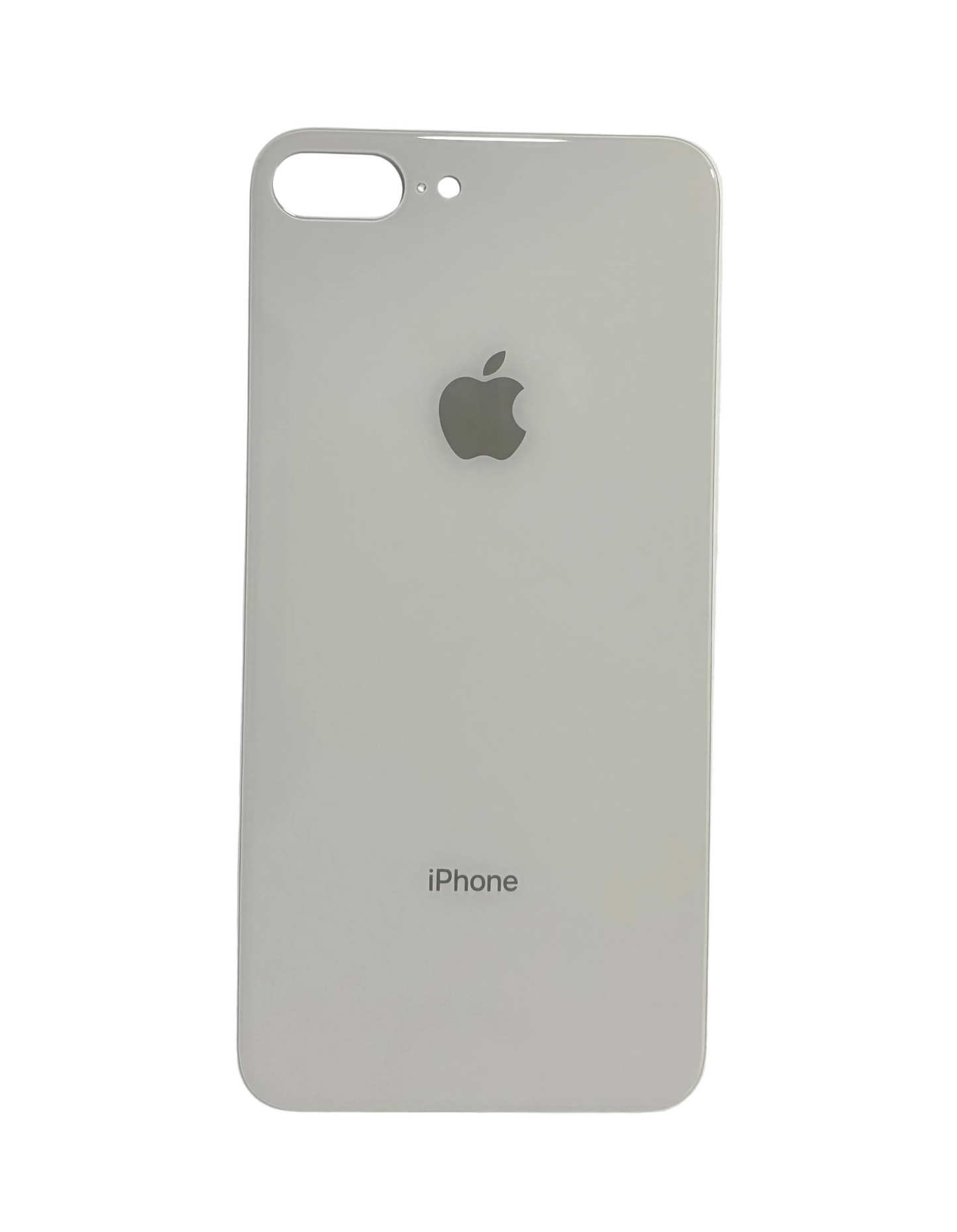Tapa Trasera de Cristal Aro Grande para iPhone 8 Plus Blanco