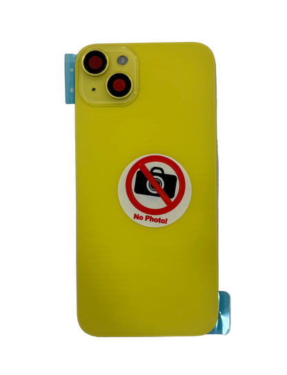 Tapa Trasera Con Lentes E Imanes Iphone 14 Plus Amarillo
