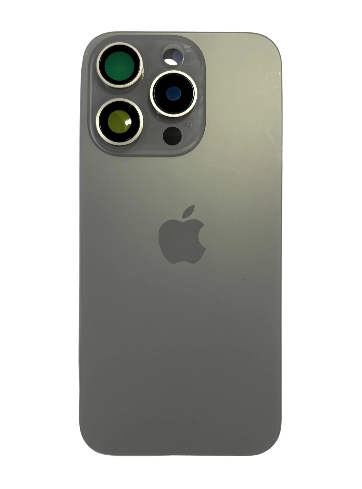 Tapa Trasera Con Lentes E Imanes Iphone 15 Pro Gris