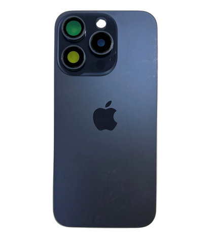 Tapa Trasera Con Lentes E Imanes Iphone 15 Pro Azul