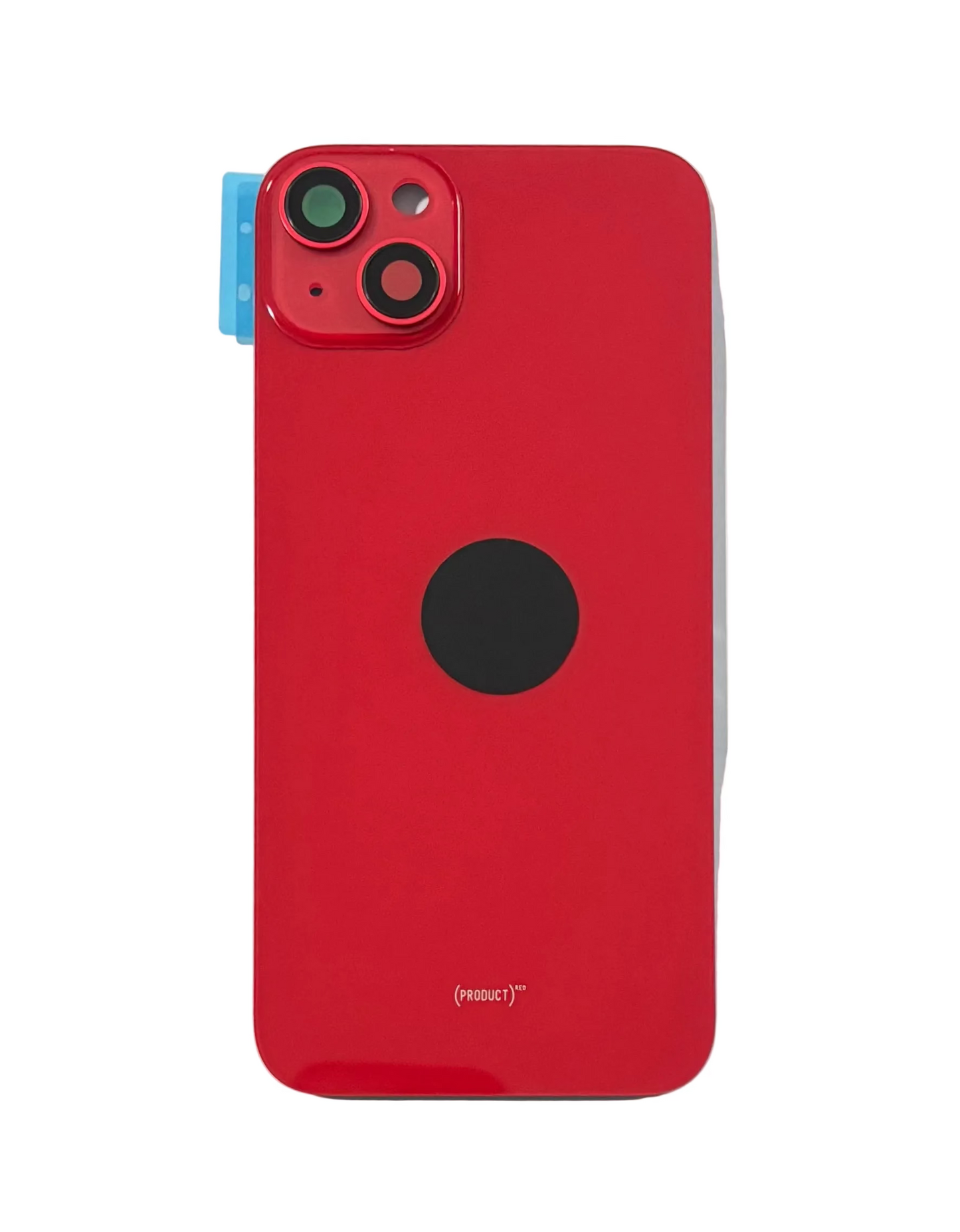 Tapa Trasera Con Lentes E Imanes Iphone 15 Plus Rojo
