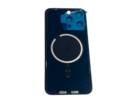Tapa Trasera Con Lentes E Imanes Iphone 15 Pro Max Blanco