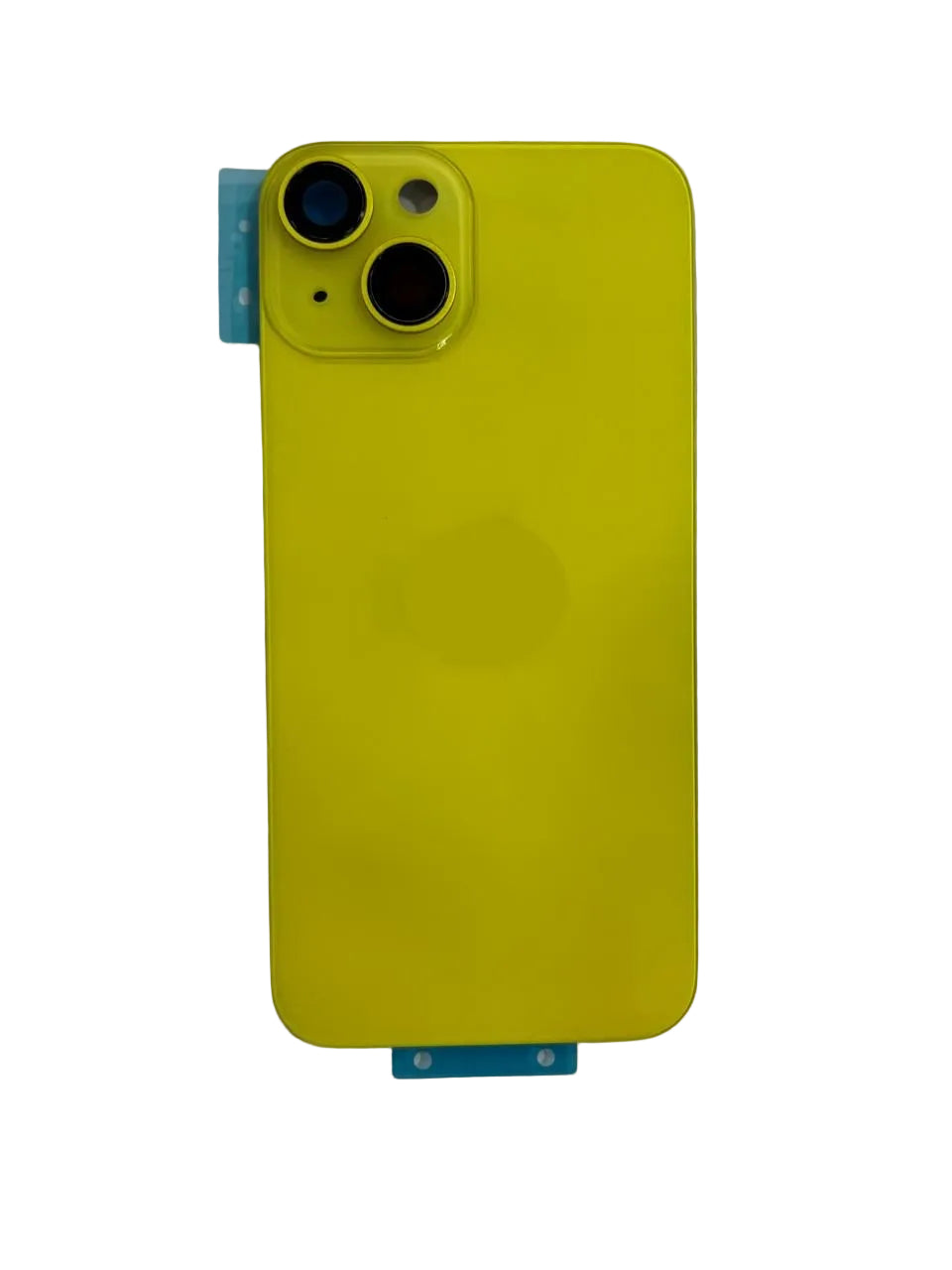 Tapa Trasera Con Lentes E Imanes Iphone 14 Amarillo