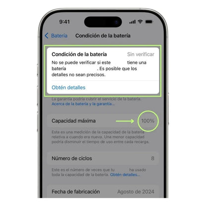 Batería Desay Esencial para iPhone 8