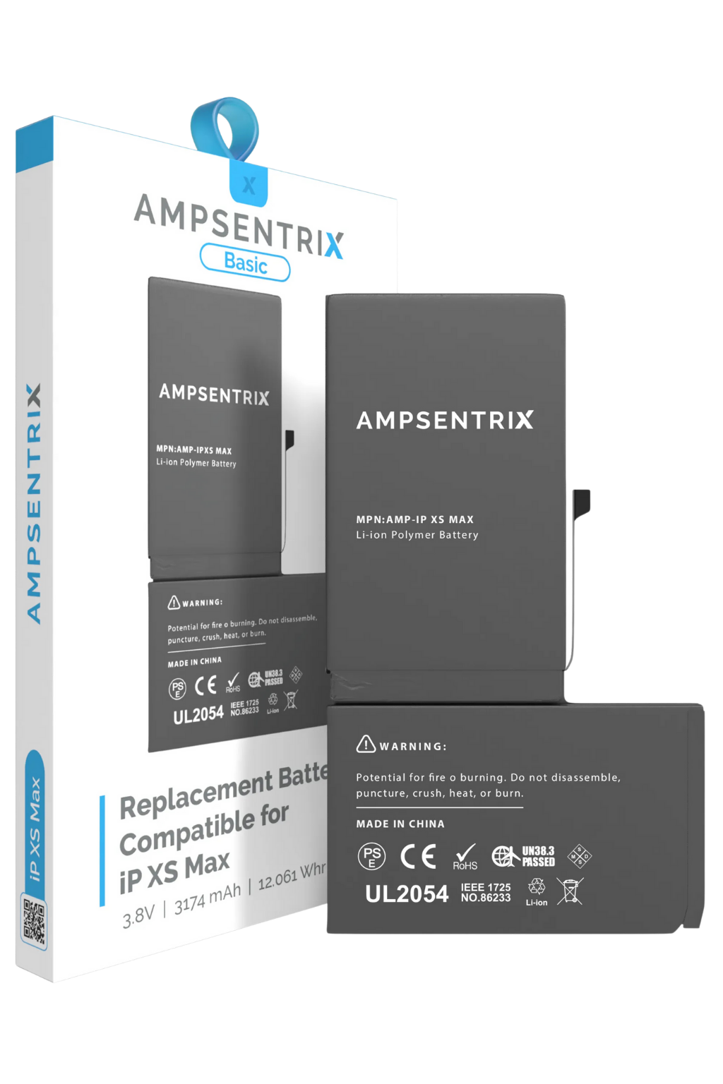 Batería Ampsentrix Basic para iPhone XS Max