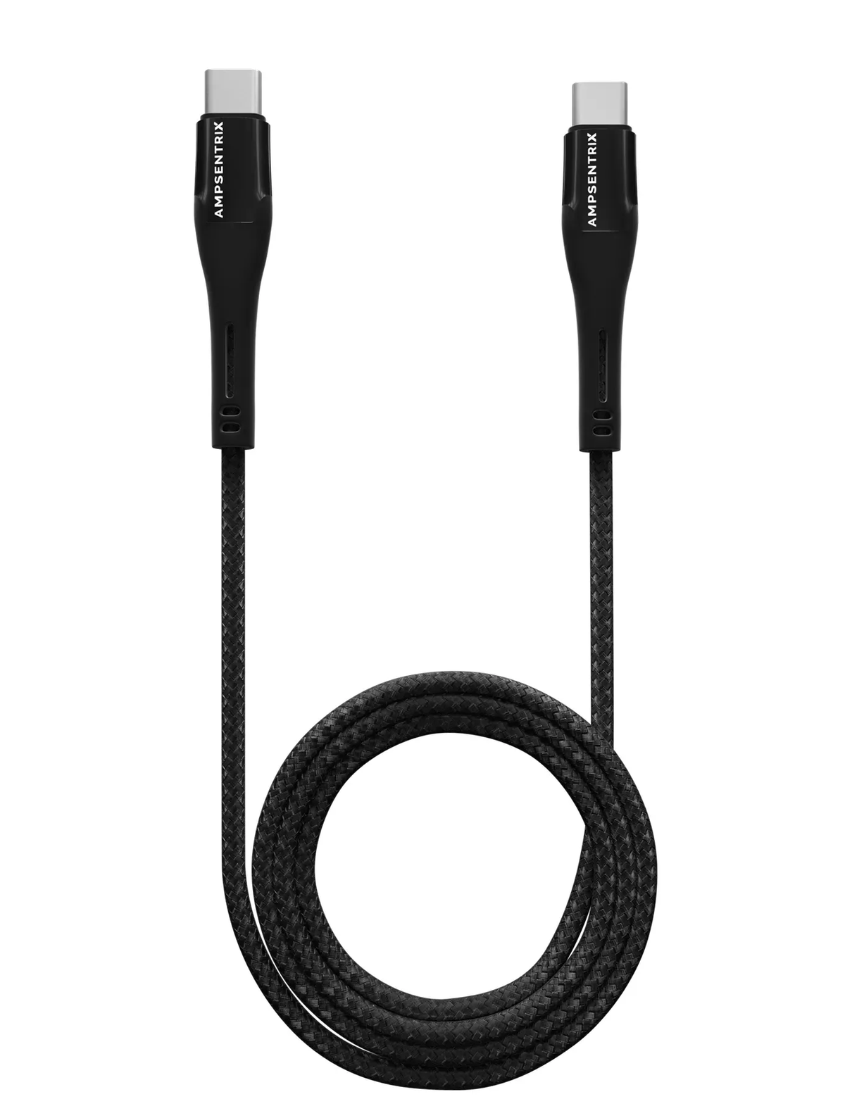 Cable AmpSentrix Alpha USB-C a USB-C (1m / 3ft) — Negro