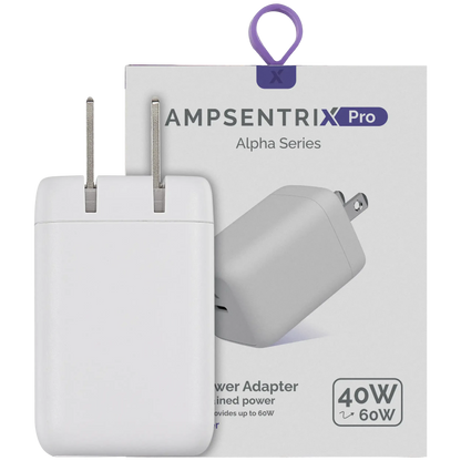 Cargador AmpSentrix 40W USB-C de Carga Rápida — iPhone, iPad y más