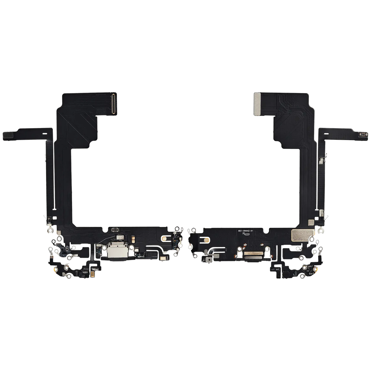 Flex de Puerto de Carga para iPhone 15 Pro Max — Plus (Titanio Negro)