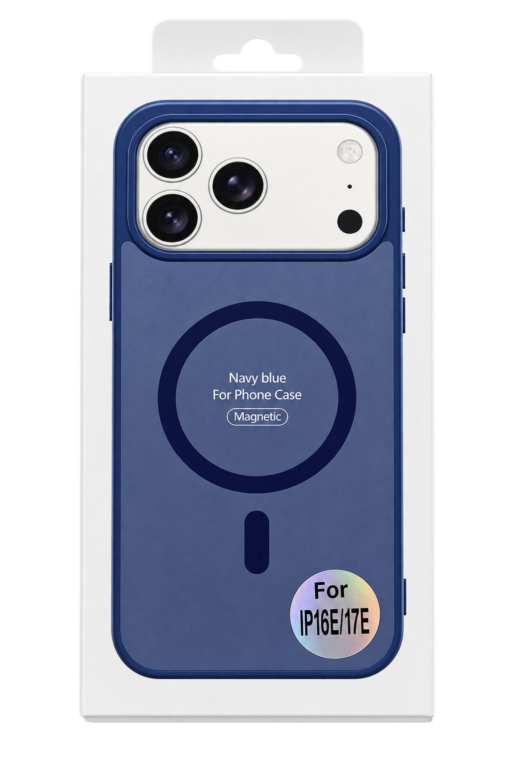 Funda MagSafe Azul Marino para iPhone 16e/17e — Ampsentrix