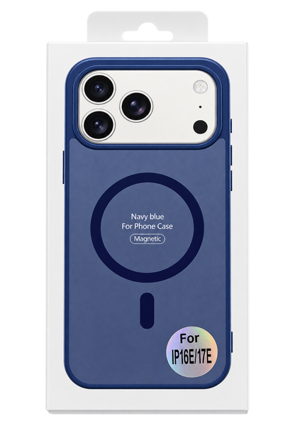 Funda MagSafe Azul Marino para iPhone 16e/17e — Ampsentrix