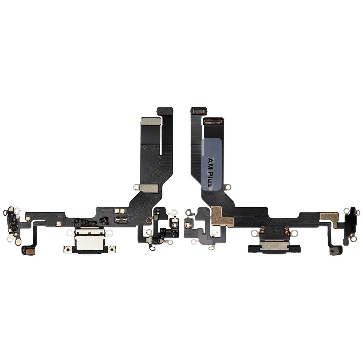 Flex de Puerto de Carga para iPhone 16e / 17e — Plus (Negro)