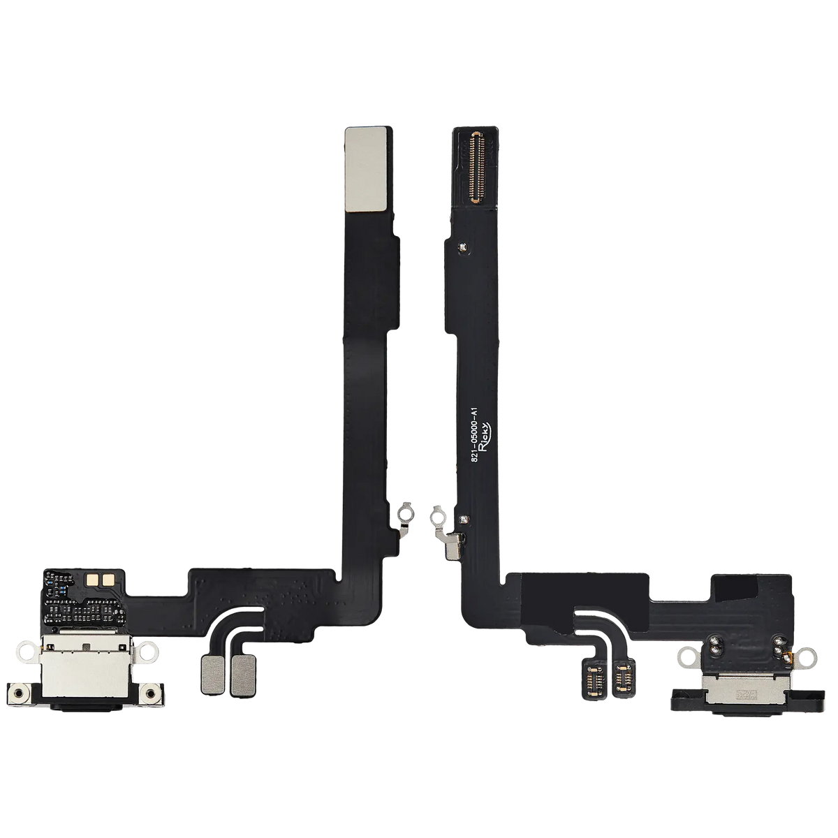 Flex de Puerto de Carga para iPhone 16 Pro Max — Plus (Titanio Negro)