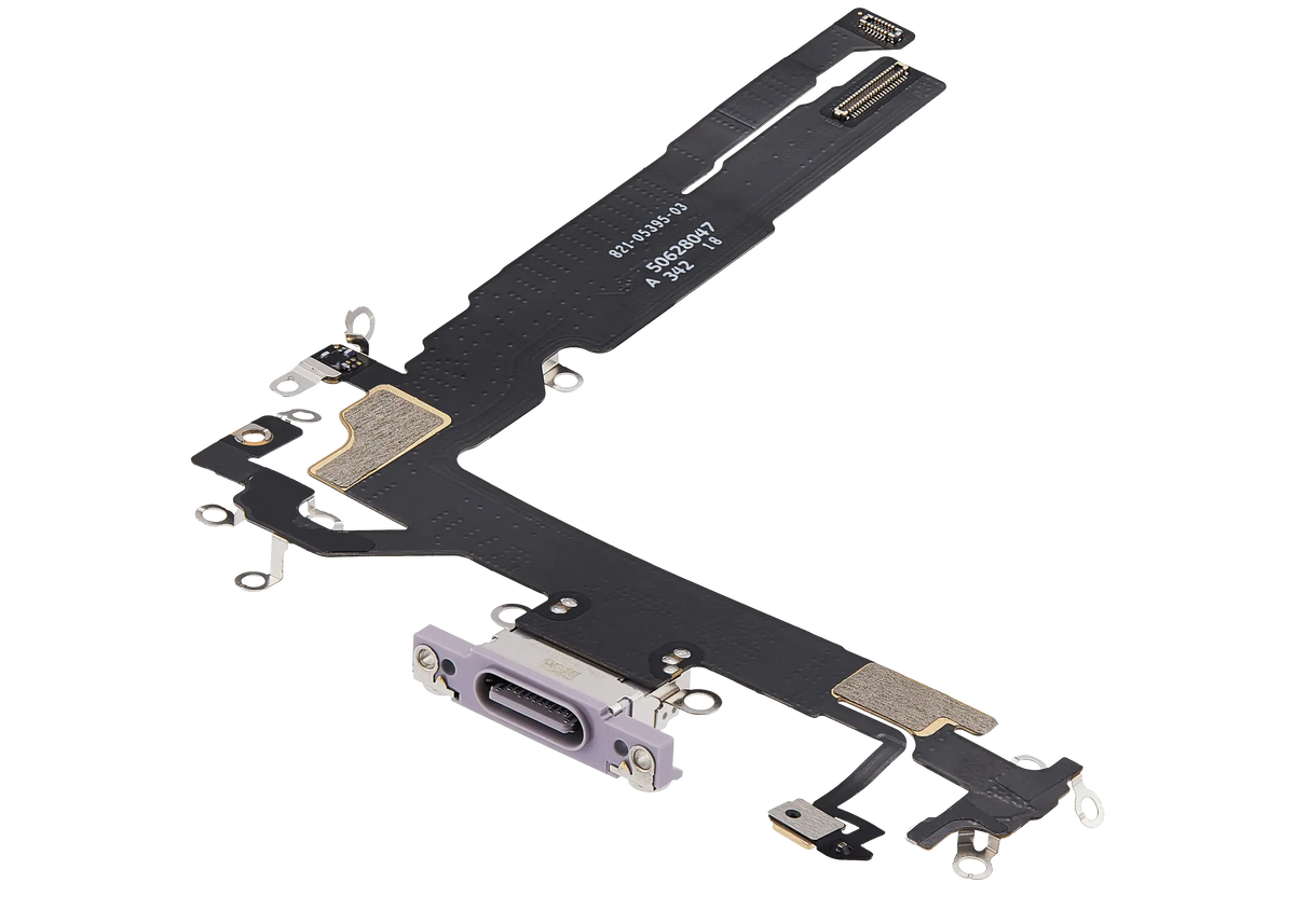 Flex de Puerto de Carga para iPhone 17 — OEM Original (Lavanda)