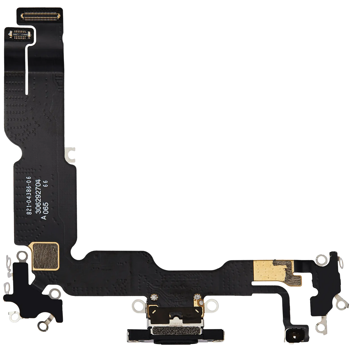 Flex de Puerto de Carga para iPhone 15 Plus — OEM Original (Negro)