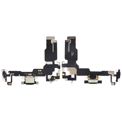 Flex de Puerto de Carga para iPhone 15 — Plus (Negro)