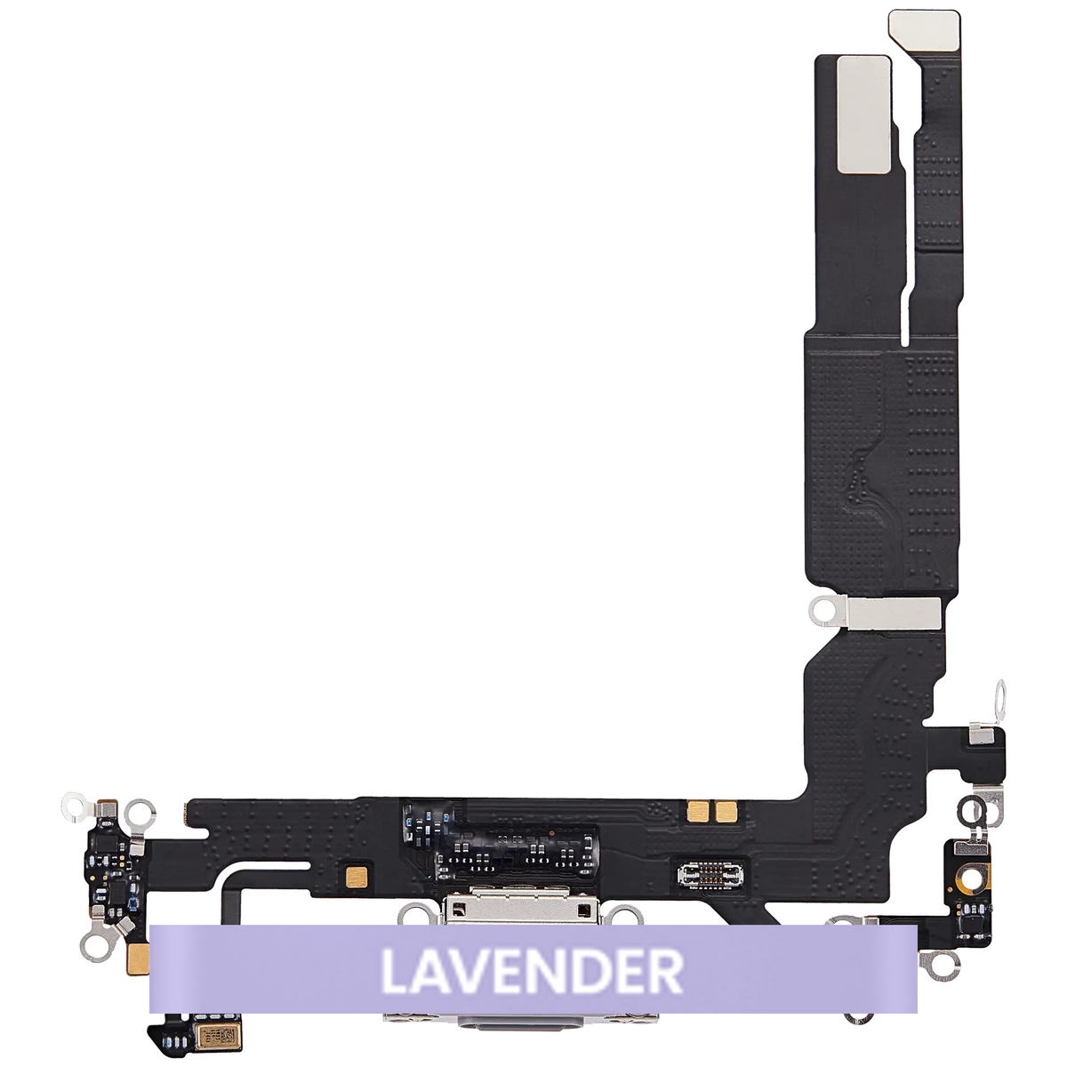 Flex de Puerto de Carga para iPhone 17 — OEM Original (Lavanda)