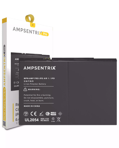 Batería AmpSentrix Pro para iPad Air 1 / 5 / 6 / 7 / 8 / 9