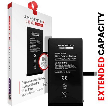 Batería Ampsentrix Plus Extended para iPhone 14 Plus