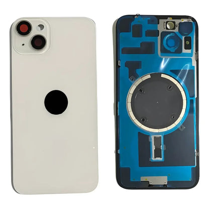 Tapa Trasera Con Lentes E Imanes Iphone 14 Blanco