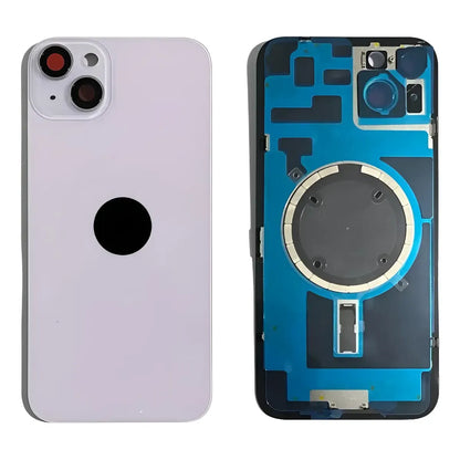 Tapa Trasera Con Lentes E Imanes Iphone 14 Lila