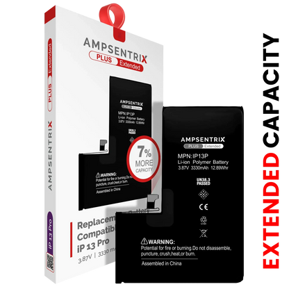 Batería Ampsentrix Plus Extended para iPhone 13 Pro