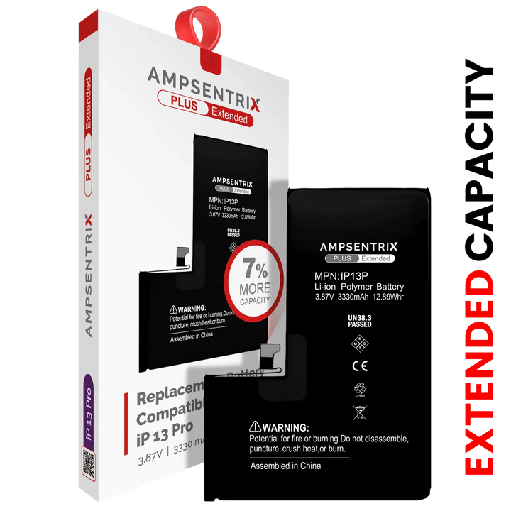 Batería Ampsentrix Plus Extended para iPhone 13 Pro