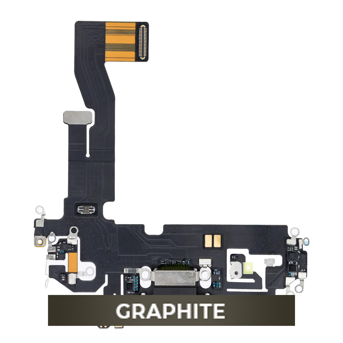 Flex de Puerto de Carga para iPhone 12 / 12 Pro — Plus (Grafito)