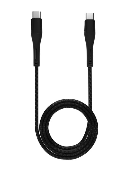 Cable AmpSentrix Alpha USB-C a USB-C (1.8m / 6ft) — Negro