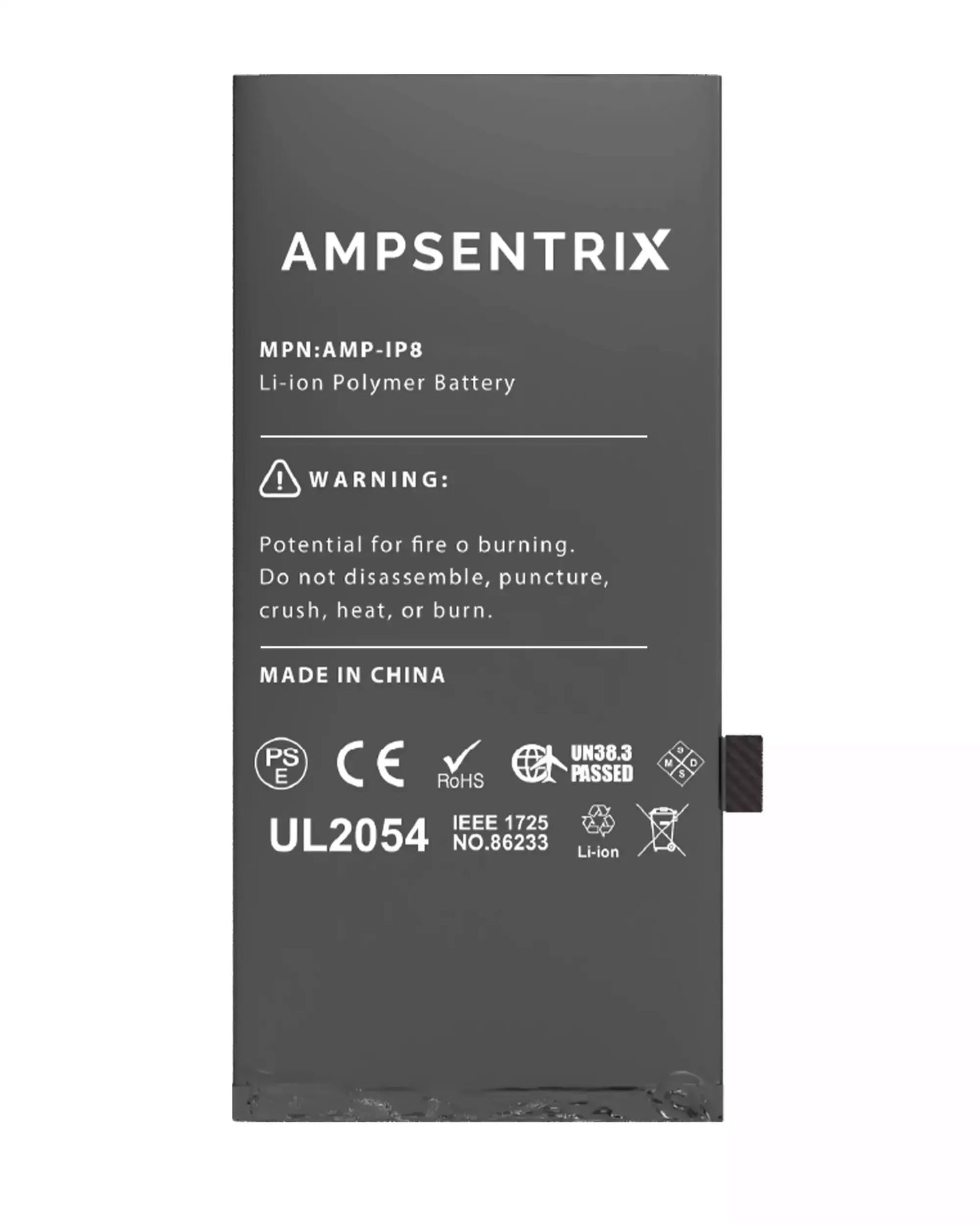 Batería Ampsentrix Extended para iPhone 8
