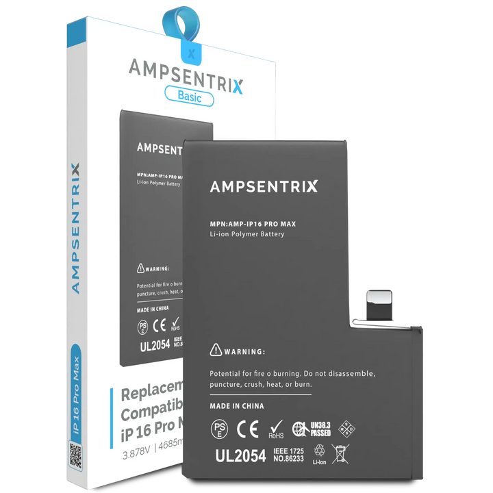 Batería Ampsentrix Basic para iPhone 16 Pro Max