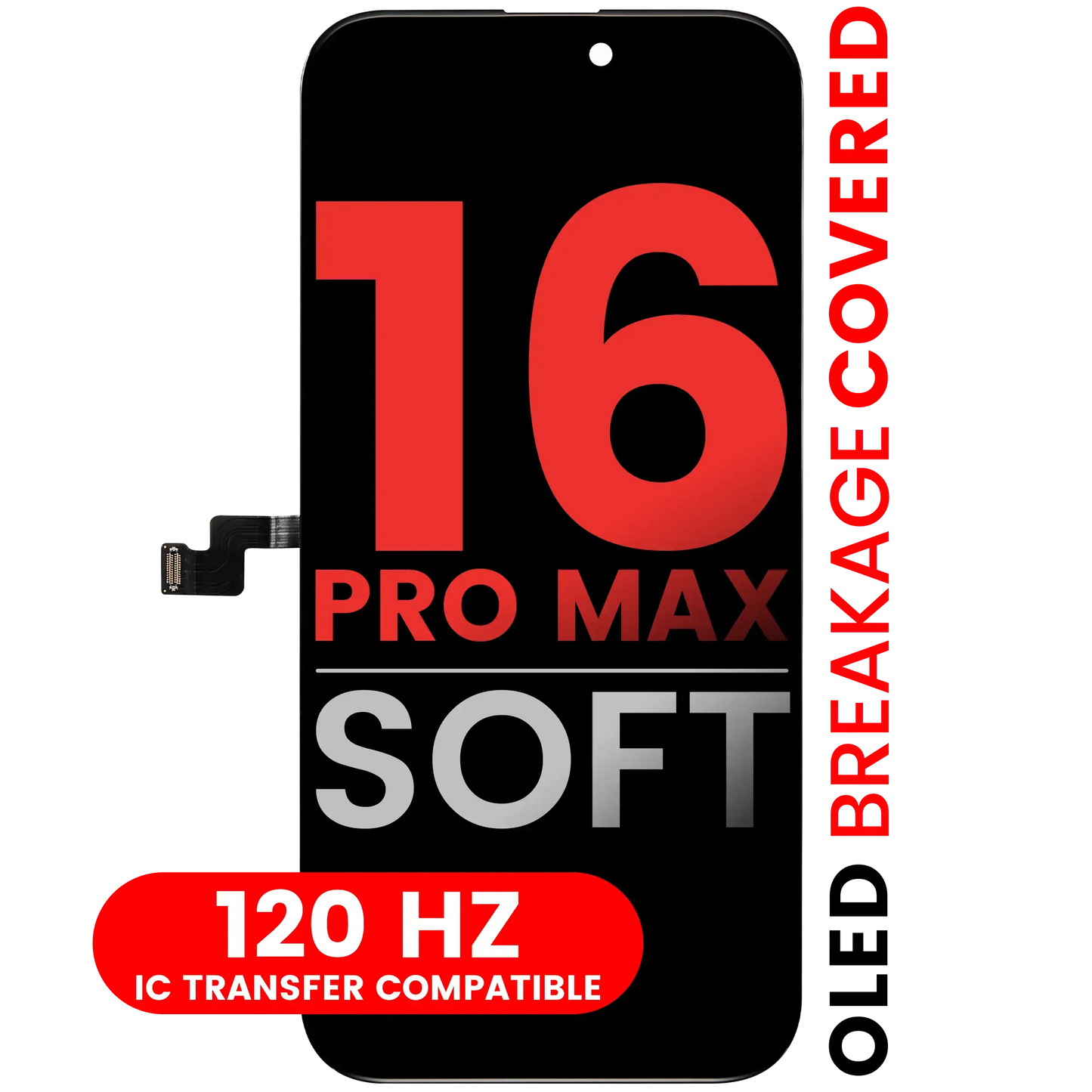Display / Pantalla Ampsentrix Oled Para iPhone 16 Pro Max