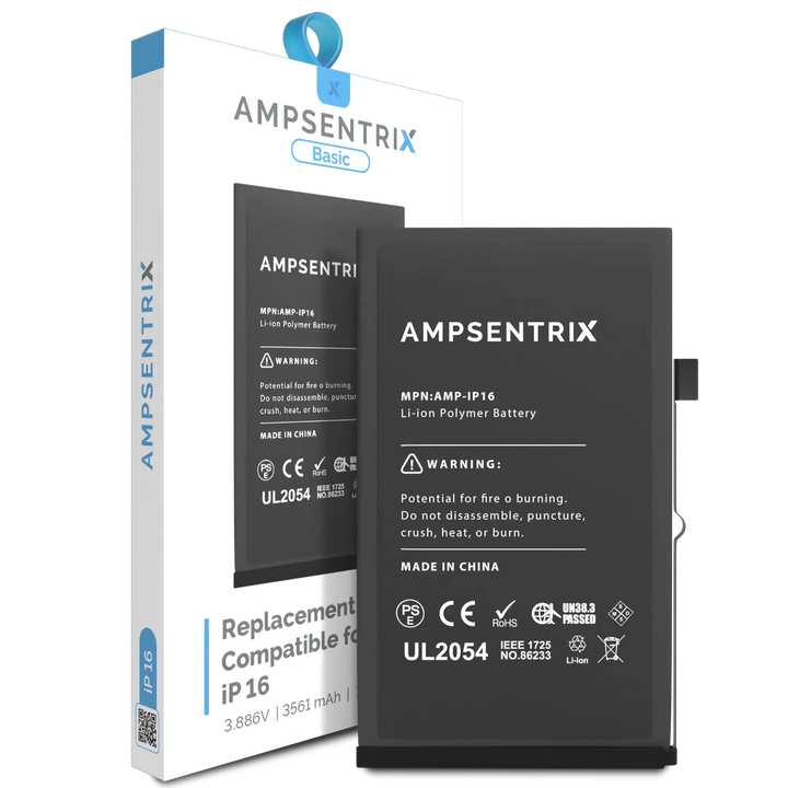 Batería Ampsentrix Basic para iPhone 16