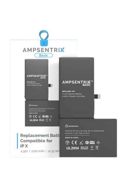Batería Ampsentrix Basic para iPhone X